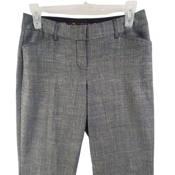 Express Design Studio Dress Pants Flat Front Gray Women's Size 0R - Picture 3 of 10